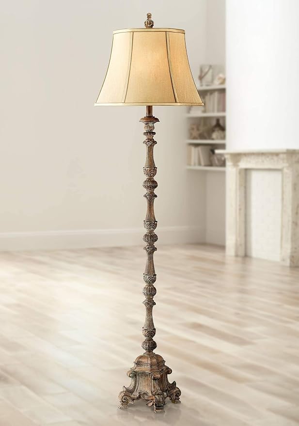 Rustic French Country Traditional Style Lamp Floor Standing 62" Tall ...