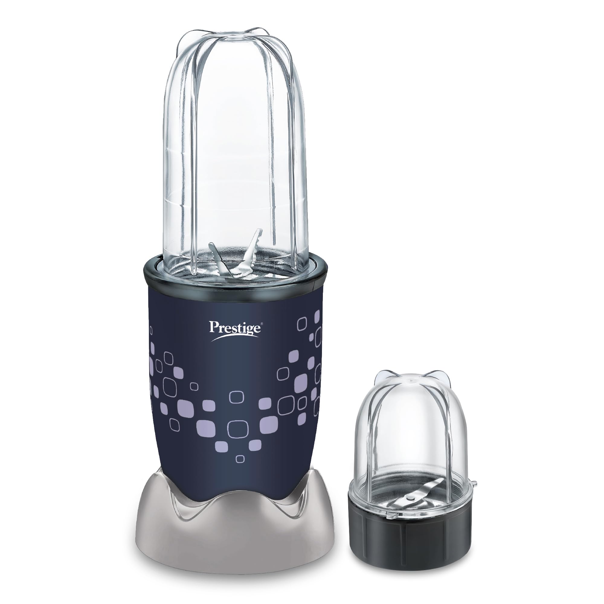 Prestige Nutri-Mate 400W Mixer Grinder 2 Multipurpose Jars (Lids-1 Sipper, 1 Storage, 1 Sprinkle) Blue-image-36