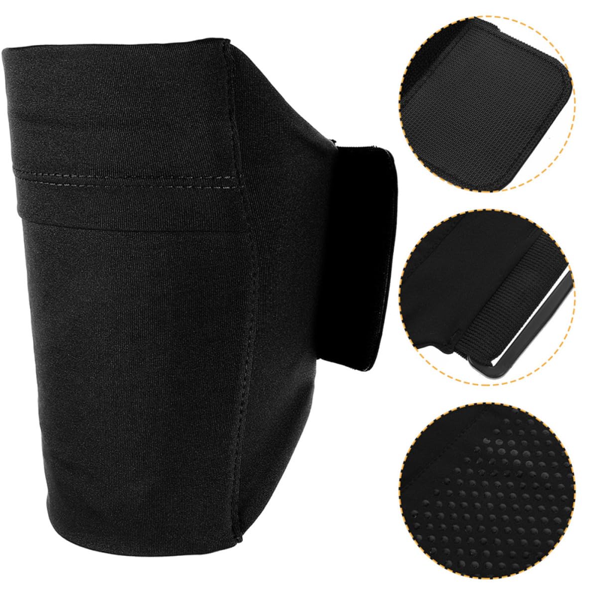 STOBAZA 8 Pièces Bracelet de Jambe pour Téléphone Portable Réglable, | Jogging et Randonnée, Taille Ajustable 5, 5 à 7, 5 Pouces, Bande Élastique Légère et Respirante