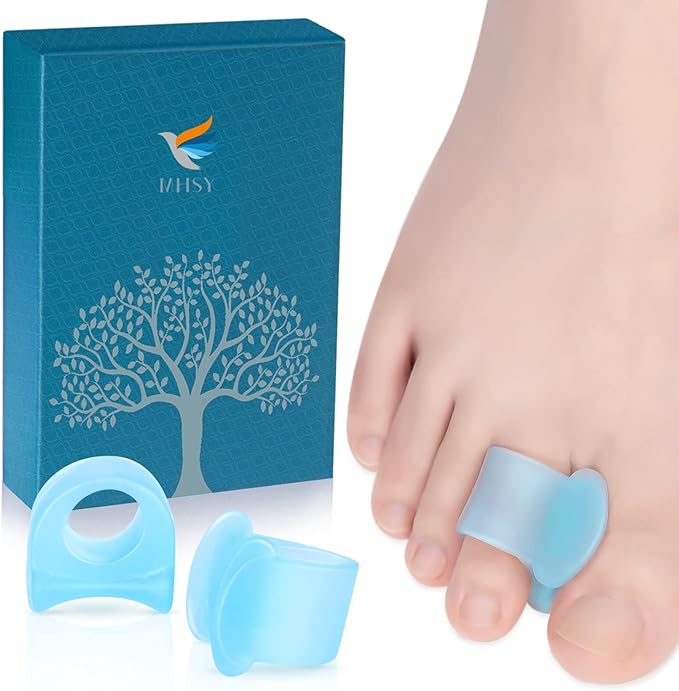 MHSY Toe Separators for Overlapping Toes, 4PCS Gel Bunion Correctors