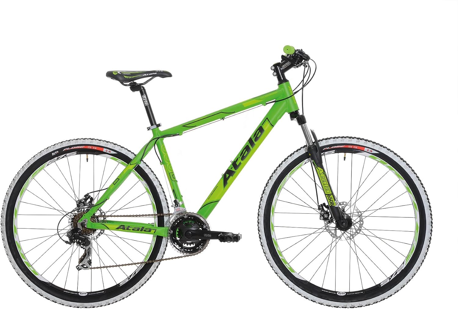 Mountain Bike atala WAP 21 V MD nouvelle en taille s et vert déjà monté au  95% avec porte-bidon et bidon : Amazon.fr: Sports et Loisirs