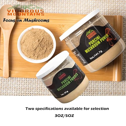 Miniatura 7 de VIGOROUS MOUNTAINS Setas porcini secas en polvo y setas porcini rebanadas para cocinar