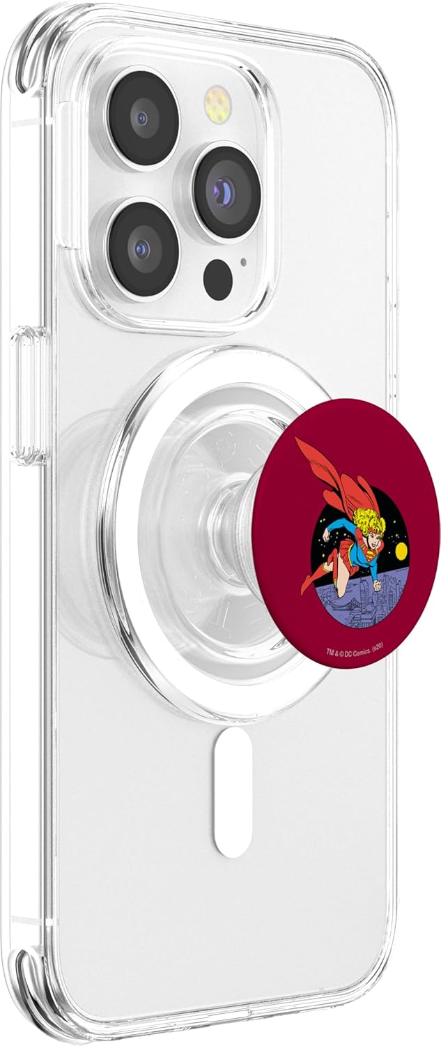 Supergirl Night Flight PopSockets MagSafe PopGrip for iPhone
