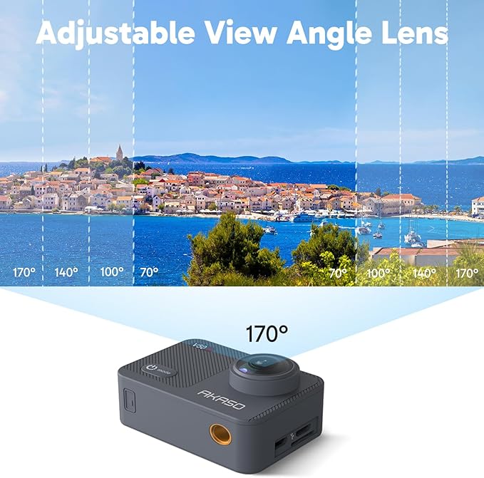 AKASO V50X Cámara Deportiva 4K WiFi 131ft Sumergible miniatura 5