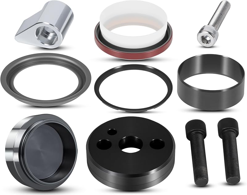 Kit de ferramentas para instalação do retentor e camisa de desgaste do virabrequim Bonbo para Cummins 3.9L, 5.9L e 6.7L – Conjunto com 10 peças
