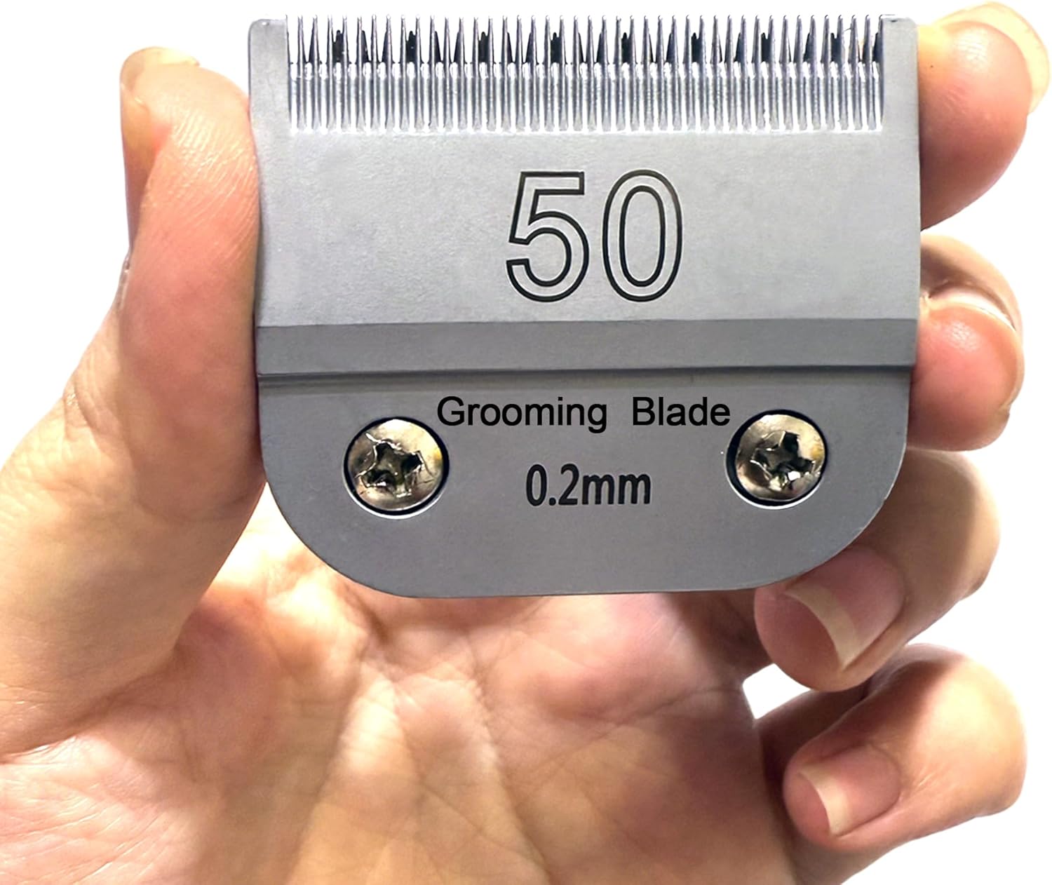 Pet Grooming Clipper Replacement Blades, Detachable Blade Compatible with andis/wahl/Oster Dog Clippers (S50-2PCS)