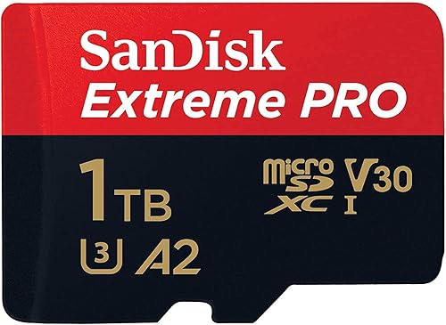 Miniatura 4 de SanDisk Tarjeta de memoria MicroSD Extreme Pro de 1 TB con adaptador, funciona con GoPro Hero 10 Black Action Cam U3 V30 4K A2 Clase 10