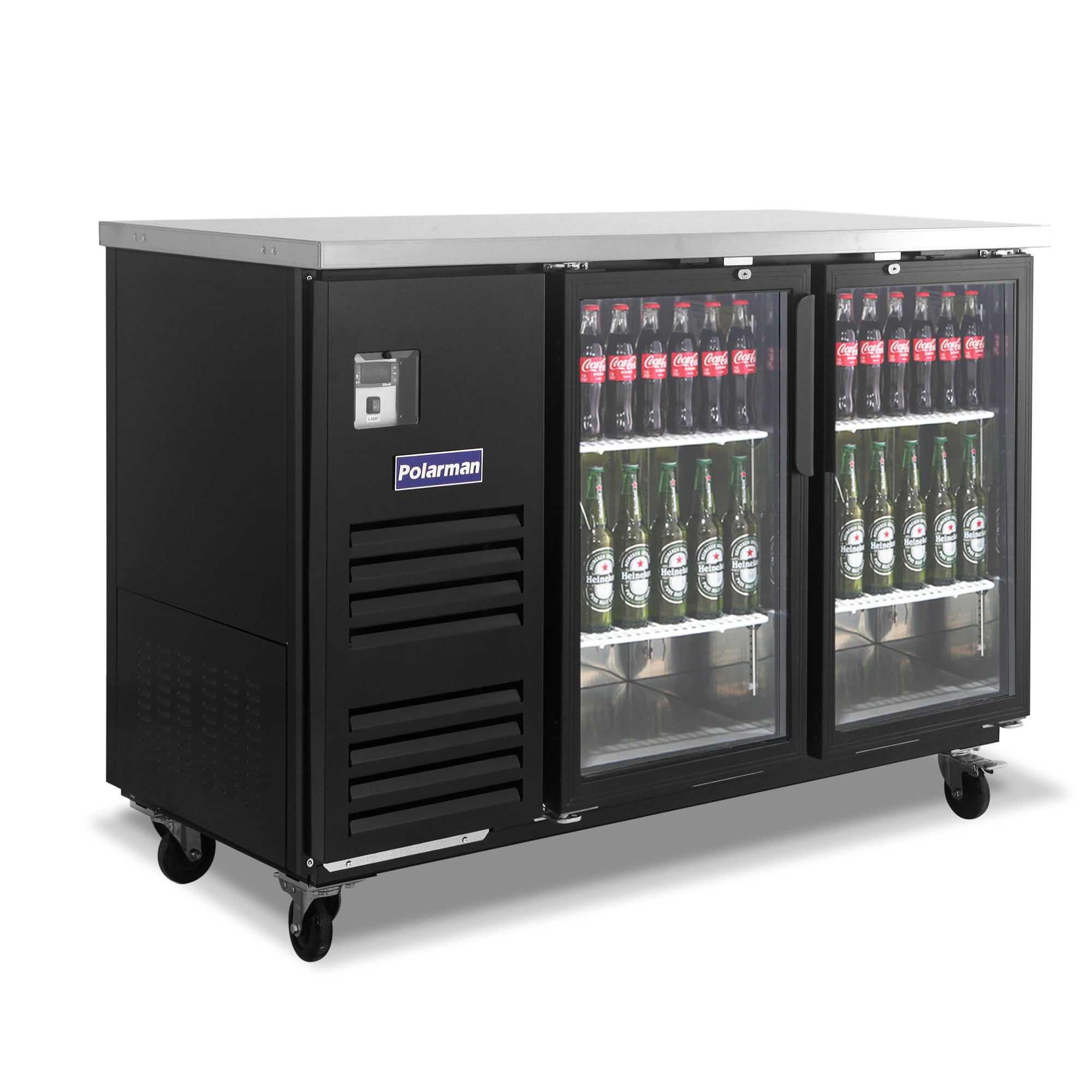 Polarman PLM-BC-2G Beverage Cooler Stainless Steel
