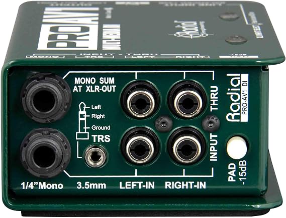 Radial Engineering R8001112 Pro AV1 Direct Box