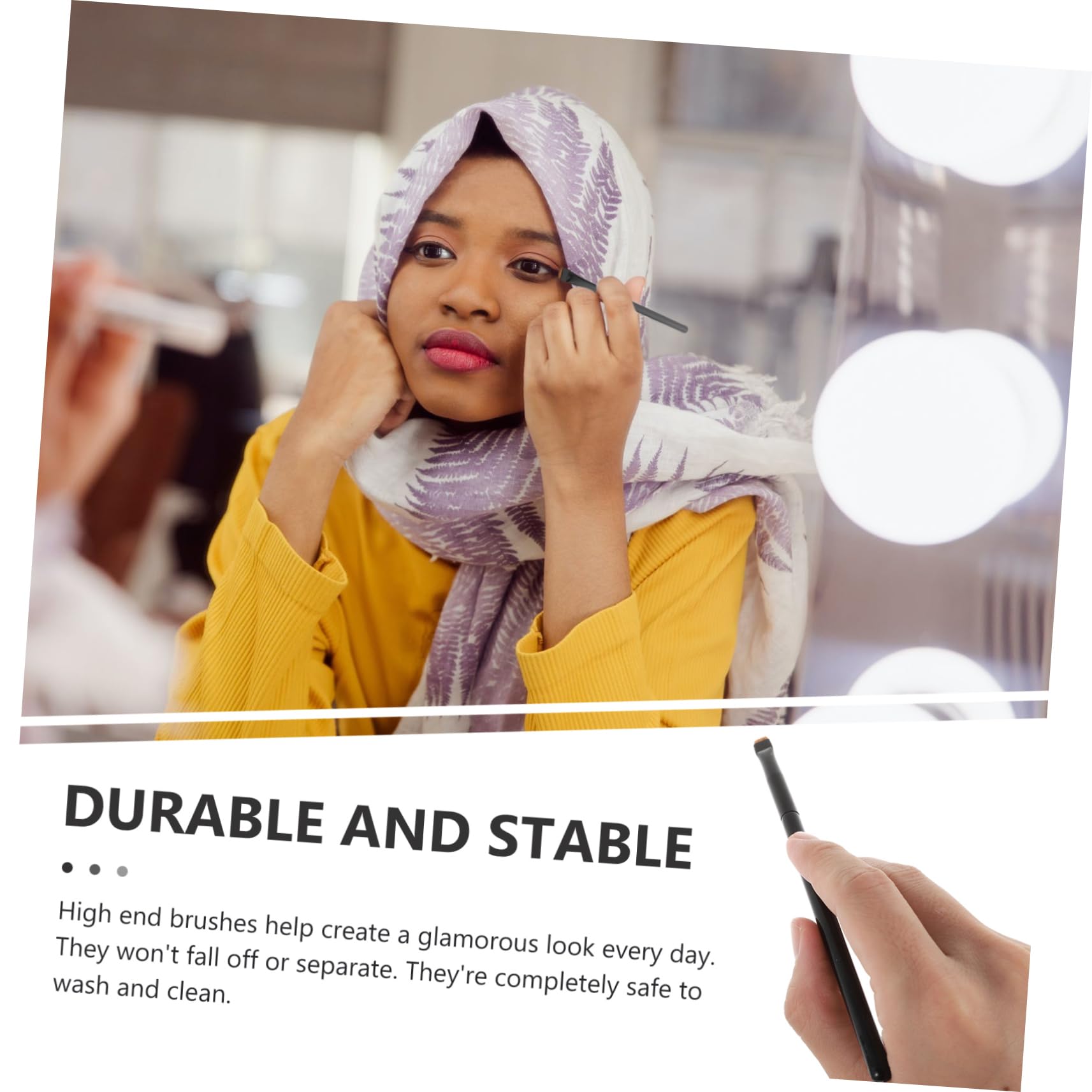 minkissy 12pezzi Pennelli Per Trucco Multi-funzione Per Occhi Setole Di Alta Qualità Per Ombretto e Eyeliner Per Uso Professionale e Quotidiano