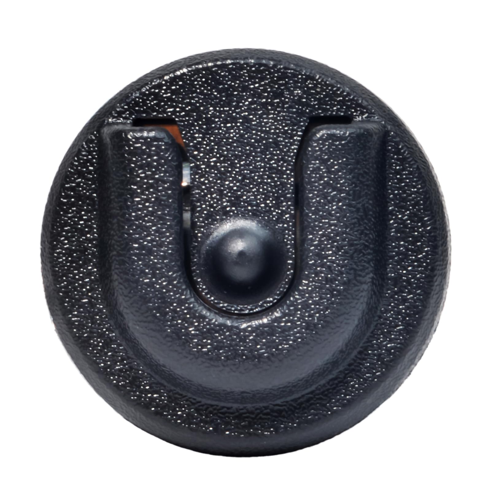 HYS Microphone Mounts for Car Radios, Microphone Mounting Clips for CB and PMR Amateur Radio, Adhesive Mounts for Hanging (Black, 1 piece)