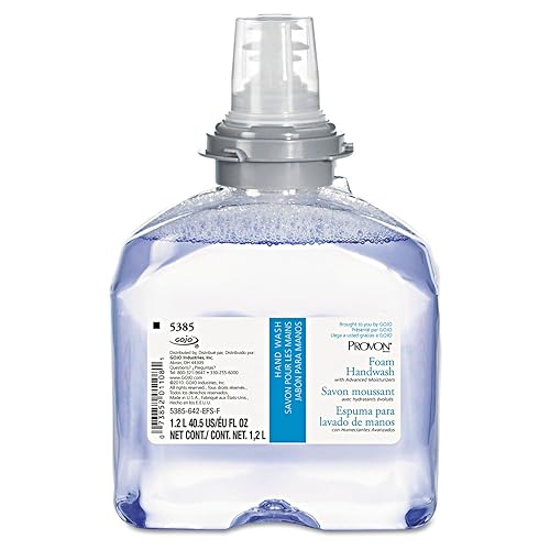 GOJO 5385-02 PROVON - Lavado de manos espumoso con humectantes avanzados, 40.6 fl oz (paquete de 2)