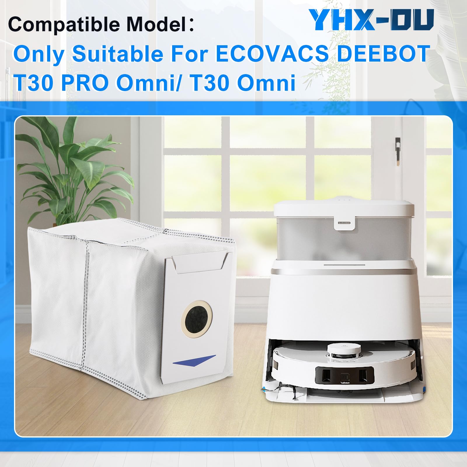 15 Pezzi Accessori Ricambio Per Ecovacs Deebot X8 Pro Omni / X8 Omni / T80 Omni – Spazzole, Filtri HEPA, Sacchetti - 2