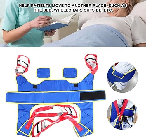 Vista 7 de Arnés de elevación para pacientes, arnés de elevación de paciente de cuerpo completo, arnés de elevación de alzamiento de inodoro, elevador