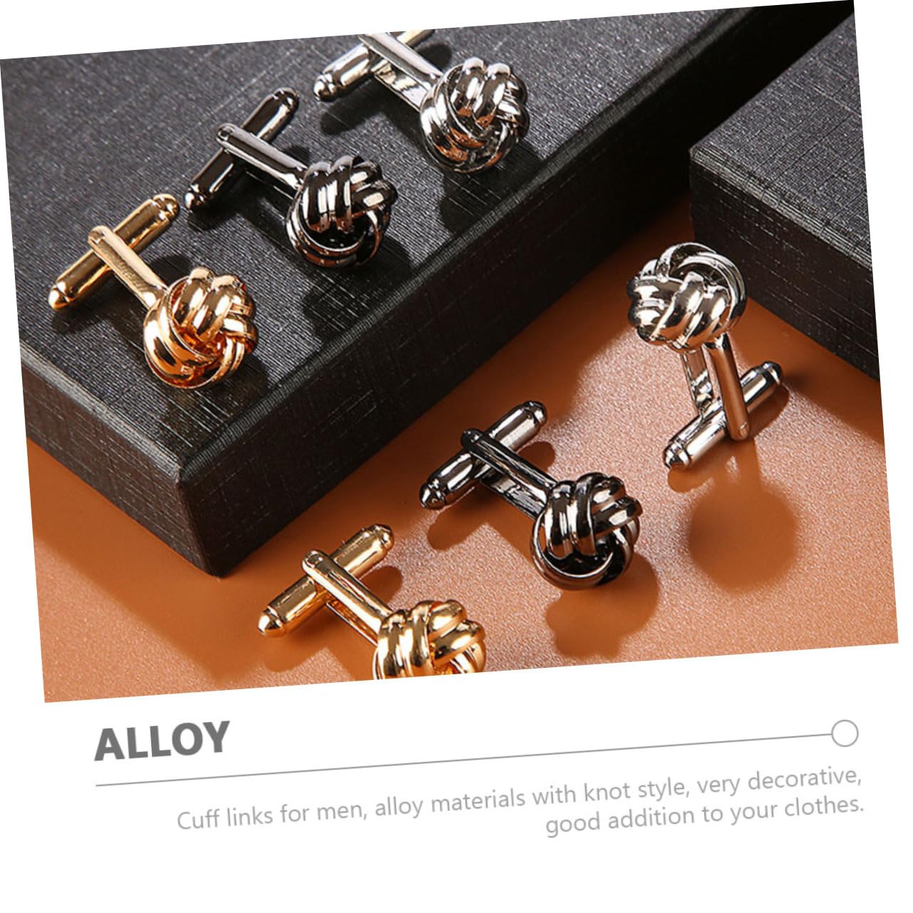 FOMIYES Gemelos Camisa Campo De Golf Brazalete Manga Accesorios De Traje De Hombre Hombres Accesorios Joyas Enlaces Accesorios De Traje De Los Hombres Aleación