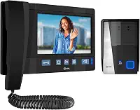 PORTEIRO ELETRONICO HDL VIDEO KITS VIDEO ADVANCE - 7' PRETO - 90.02.11.002