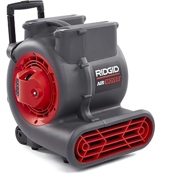 RIDGID 66323 AM2288RT 3-Speed Portable Air Mover for Water Damage Restoration, 1,625 CFM Blower Fan with Wheels and Handle