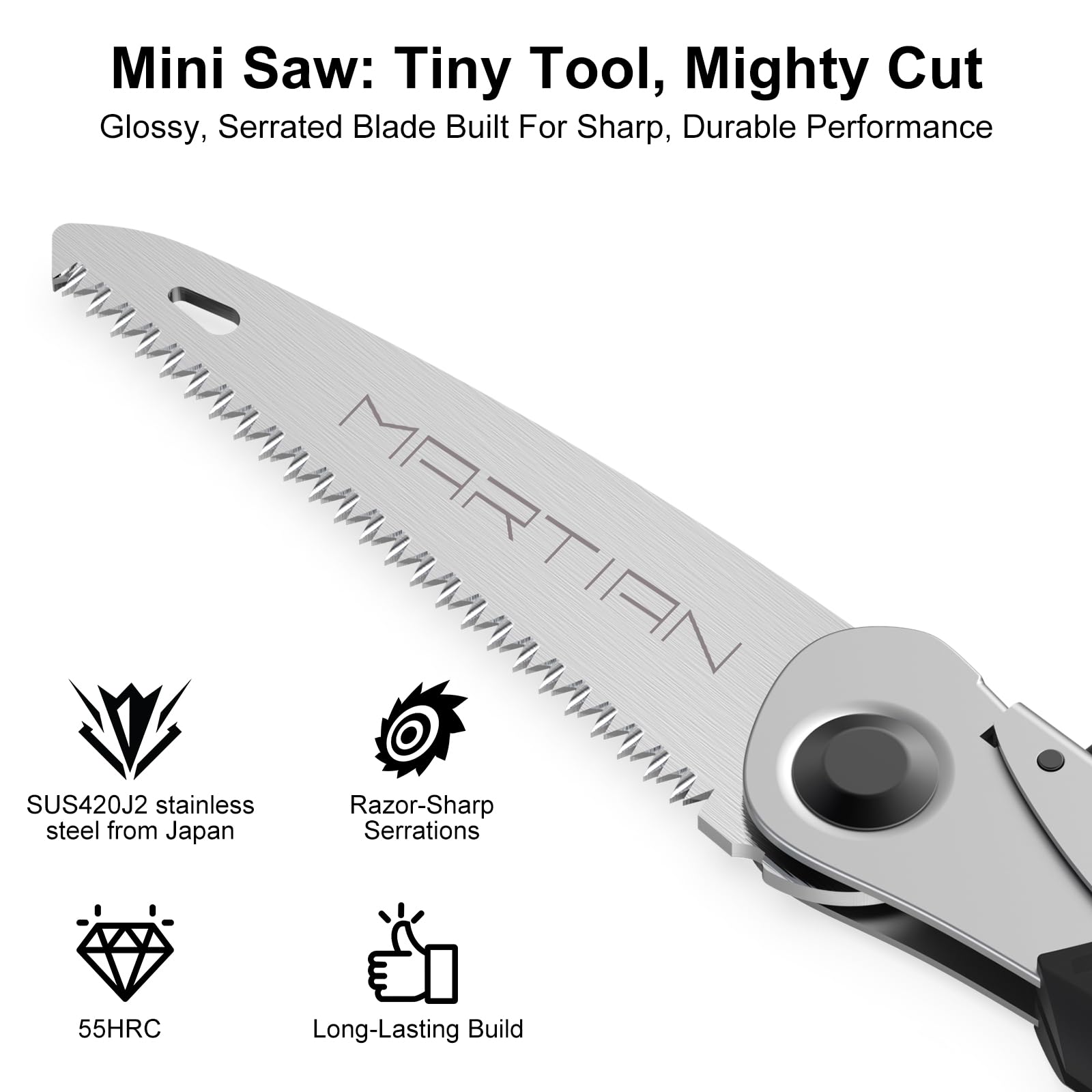 Foldable Hand Saw - Portable Wood Cutting Tool -2 Foldable Hand Saw - Portable Wood Cutting Tool -2