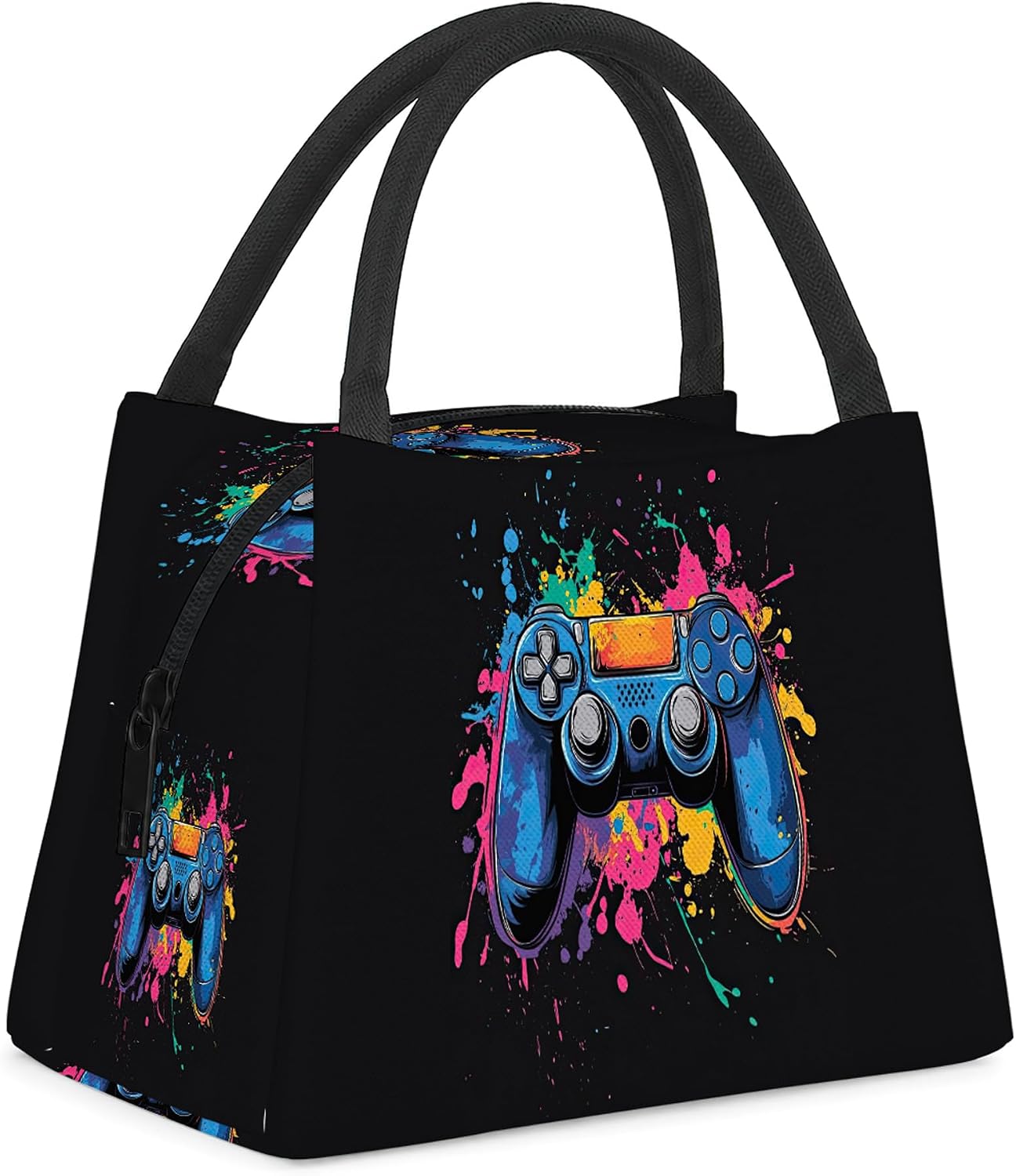 UGD Game Lunch Bag for Boys Men, Insulated Lunch Bag with Zipper