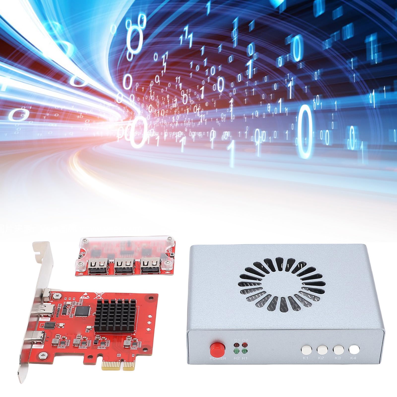 Jectse Kit de Fusor DMA de Alta Definición para Fusión de Superposición de Imágenes y Refrigeración por Control de Temperatura, Ideal para Centros de Seguridad Vial