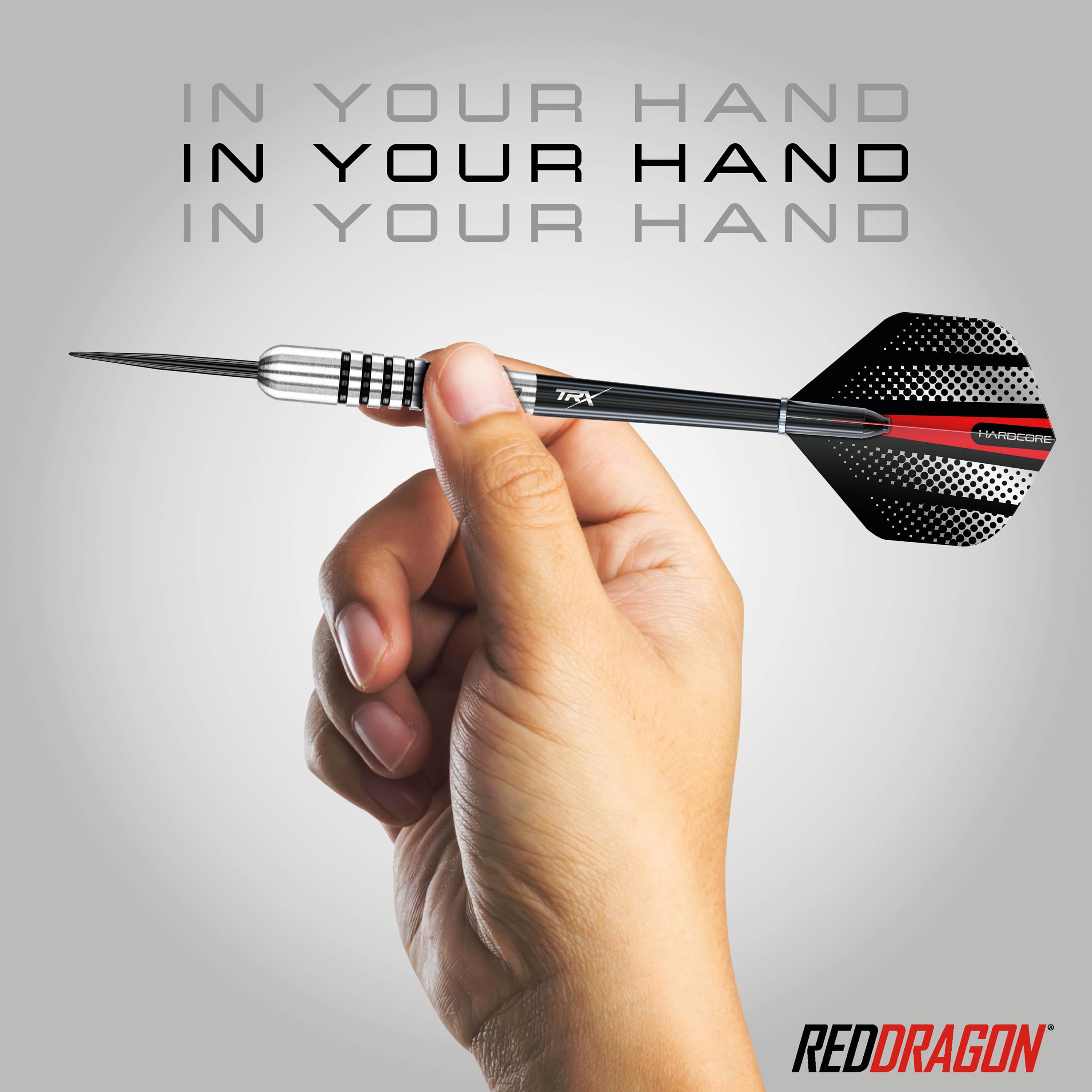 RED DRAGON Torpedo: 28g Flightmaster - 80% Dardos de Tungsteno de Punta de Acero con Plumas y Eje de Dardos