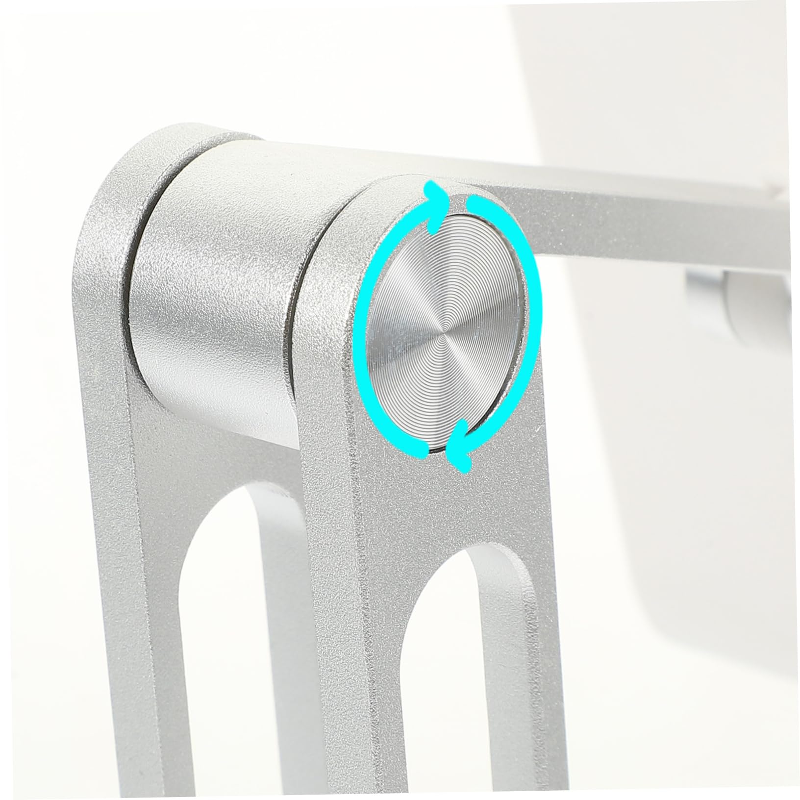 HOMSFOU Support Pliable de Téléphone de Bureau en Métal, Blanc