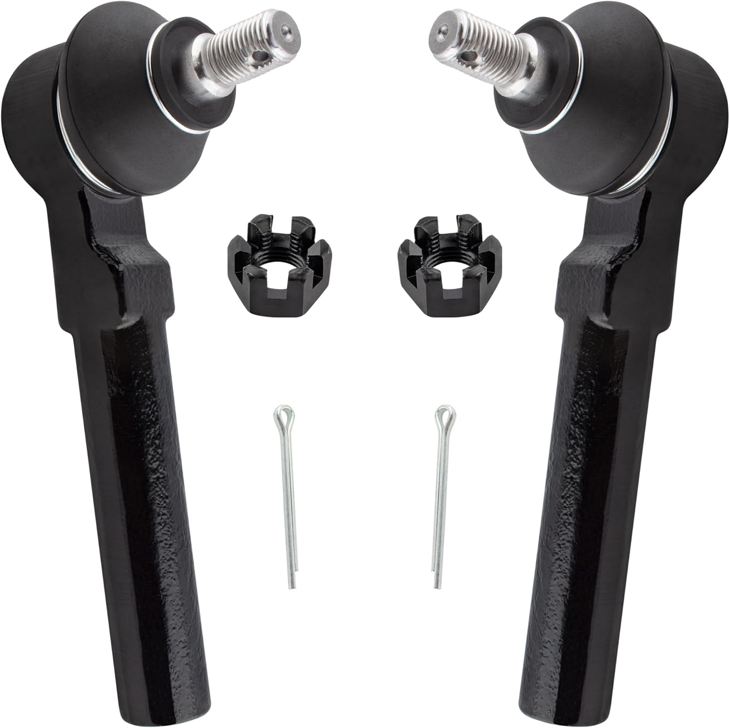 2Pcs Front Outer Tie Rods End Links LH Driver & RH Passenger Fit For Ford Mustang 1994-2004 Convertible Coupe 2-Door Replace# ES3184