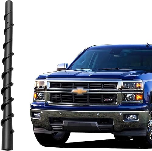 VOFONO Antena de radio para GMC Sierra Chevy Silverado 1500 2500 3500 (2009-2024)  Antena de repuesto directo en espiral de 8.5 pulgadas (rosca M7)
