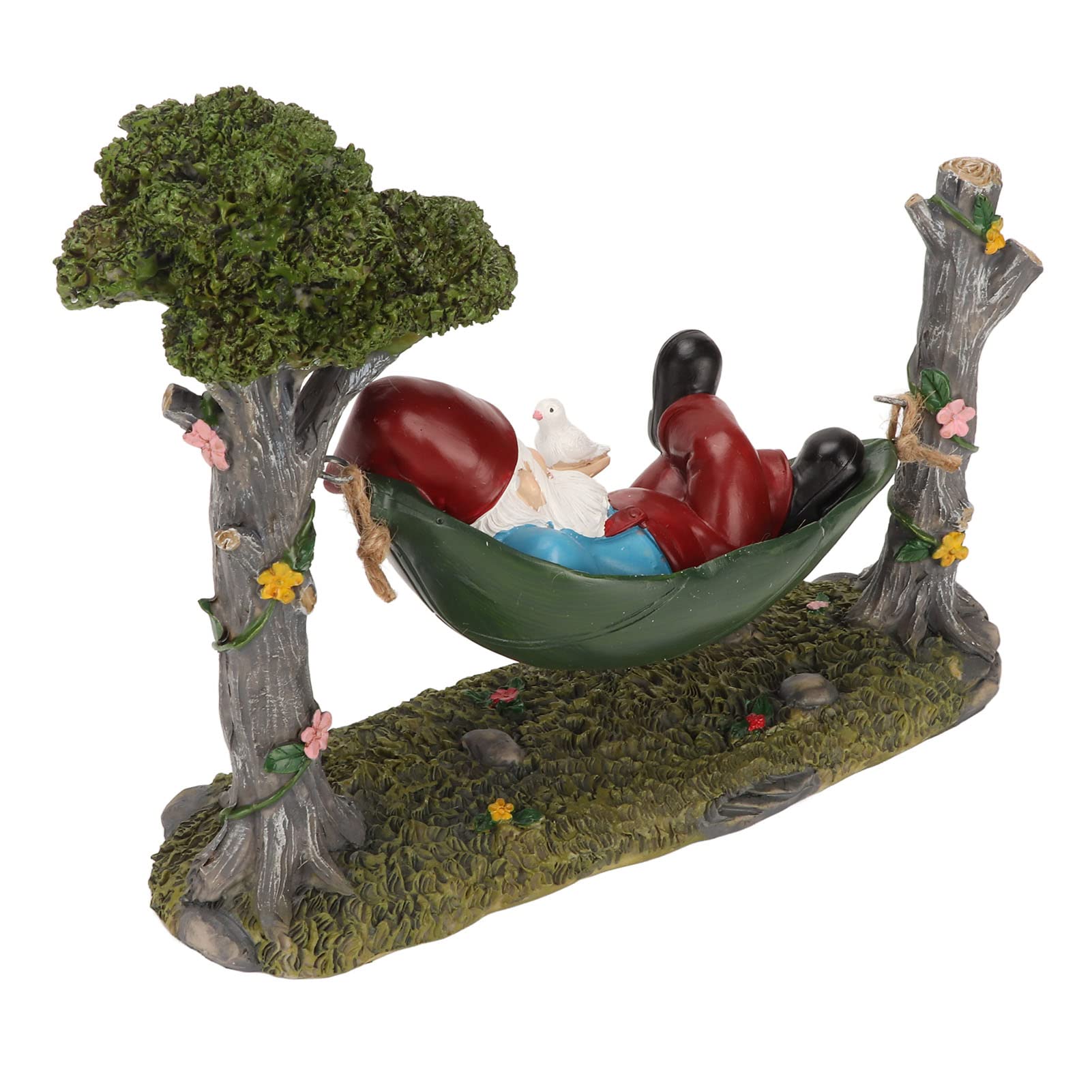 Statue de Jardin Drôle Longue Barbe EMUKOEP, cadeau idéal pour les amoureux de nature