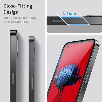for Nothing Phone 2 磁気ケース MagSafeワイヤレス充電器対応 メタルフレーム 半透明マットPCバックカバー 耐衝撃保護ケースカバー Nothing Phone 2 - ブラック