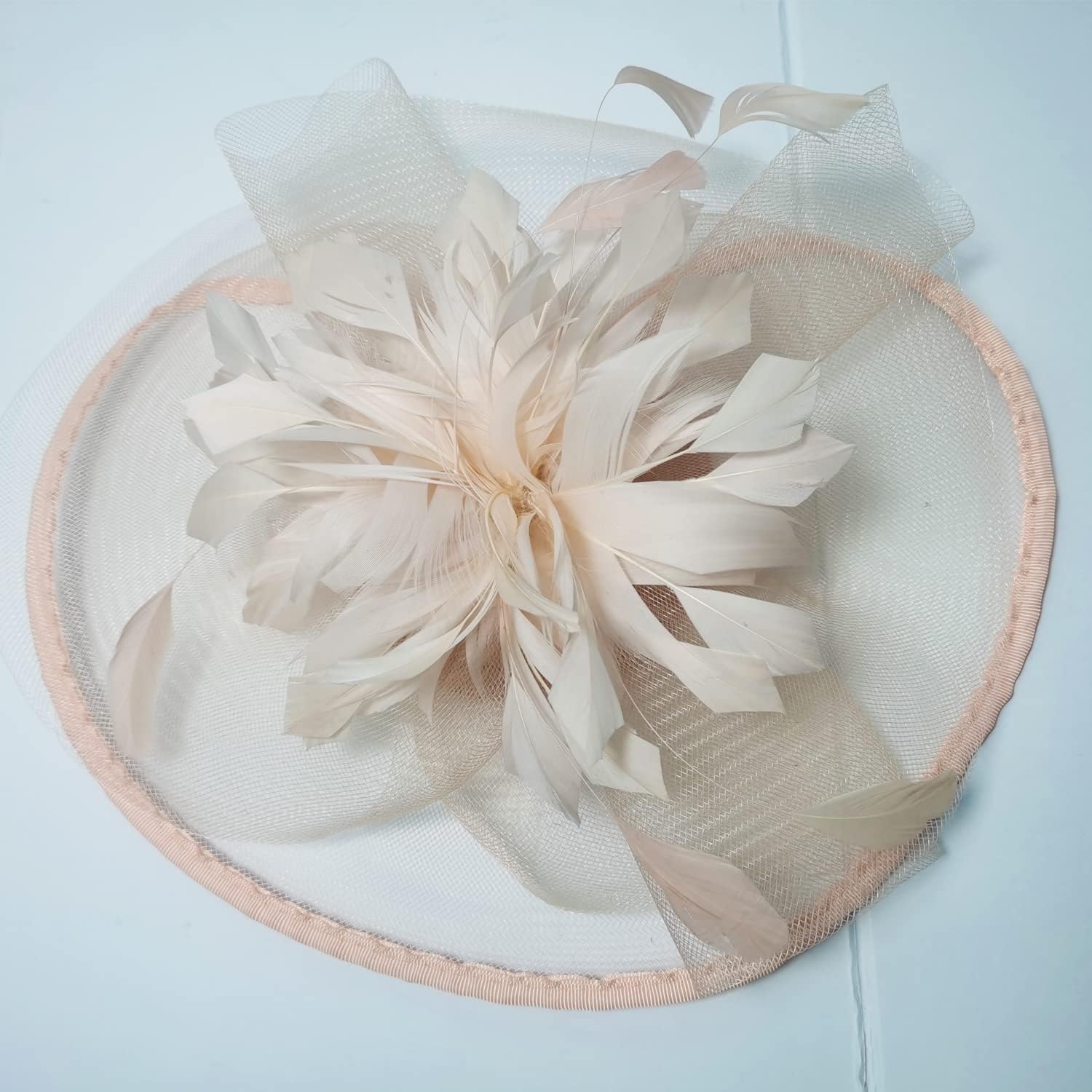 Miniatura 3 de Specell Fascinator Hat for Women,1920s Tea Party Kentucky Fascinator Hat Pillbox Hat Feather Fascinator for Cocktail Wedding