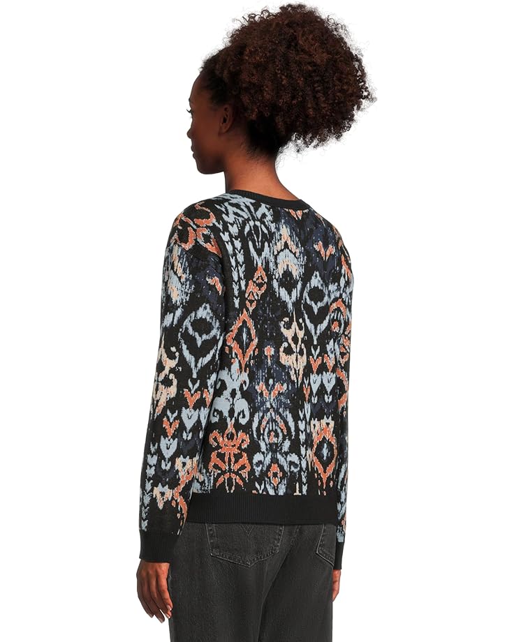 Liverpool Los Angeles Long Sleeve Crew Neck Dropped Shoulder Jacquard Sweater - #3 of 5