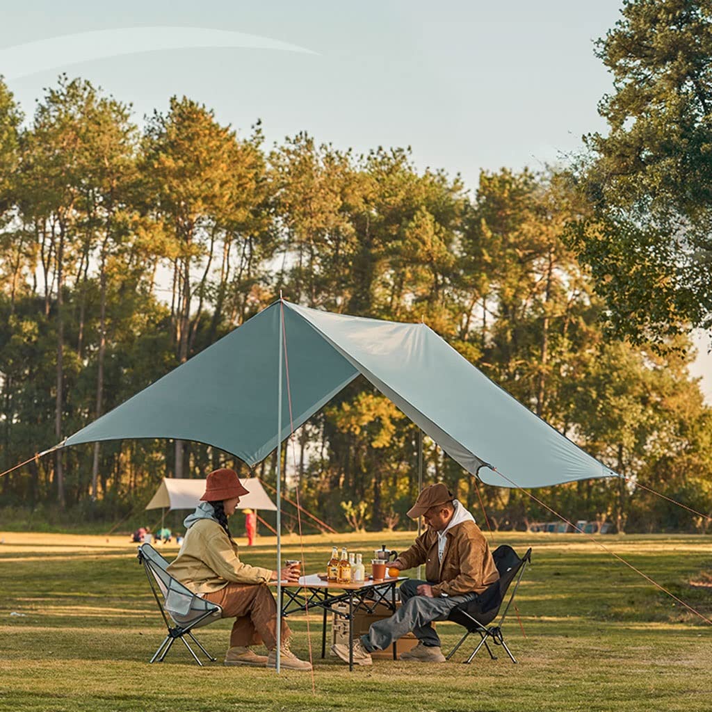 Lona Anti-Lluvia Tarpa de Tienda ligera 10x10 pies toldo toldo camping senderismo mochila deportes al aire libre