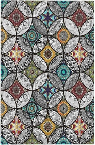 Miniatura 14 de Cubiertas de Interruptor de Luz de 1 Gang Medieval Abstracto Moderno Luna Estrellado Gran Ola Toggle Simple Placa de Pared Cubierta Decorativa de