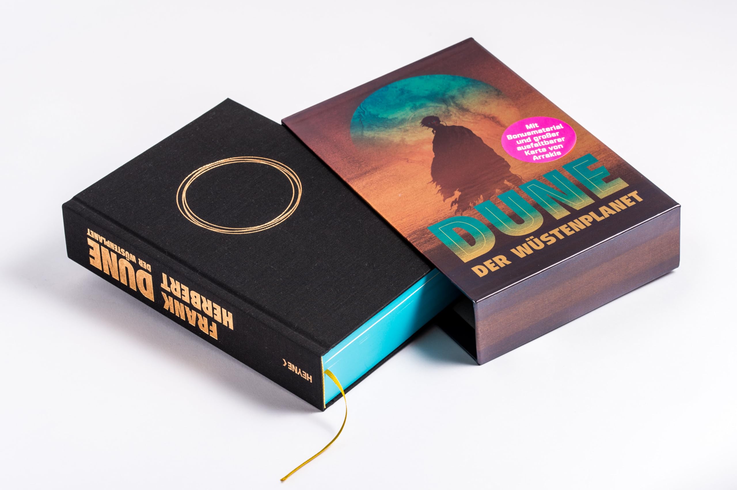 Dune - Der Wüstenplanet: Luxusausgabe: Der erfolgreichste Science-Fiction-Roman aller Zeiten mit Farbschnitt, herausnehmbarer farbiger Faltkarte und ... von Frank Herbert im Schmuckschuber: 7