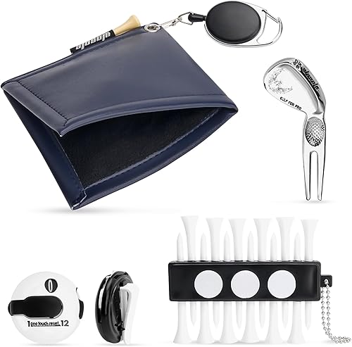 Juego de regalo para golfistas de 5 piezas. Adecuado para la mayoría de los golfistas, incluidos aficionados, principiantes y profesionales. Se disponible en Yaxa Peru