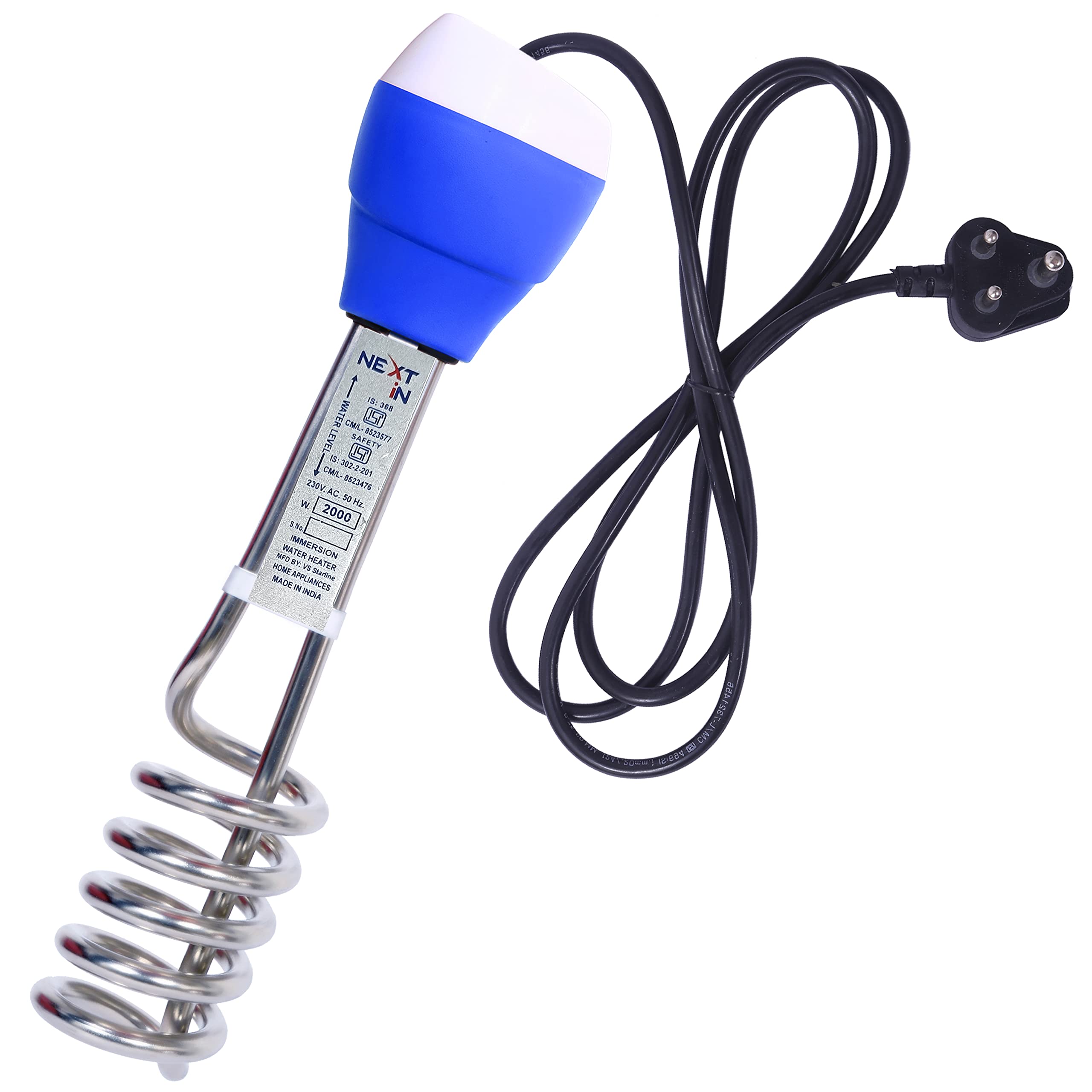 immersion rod crompton model red (Immersion Heater Rod 2000-blue-brass) :  Amazon.in: Home u0026 Kitchen