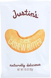 Justins Classic Cashew Butter Squeeze Pack, 1.15 OZ