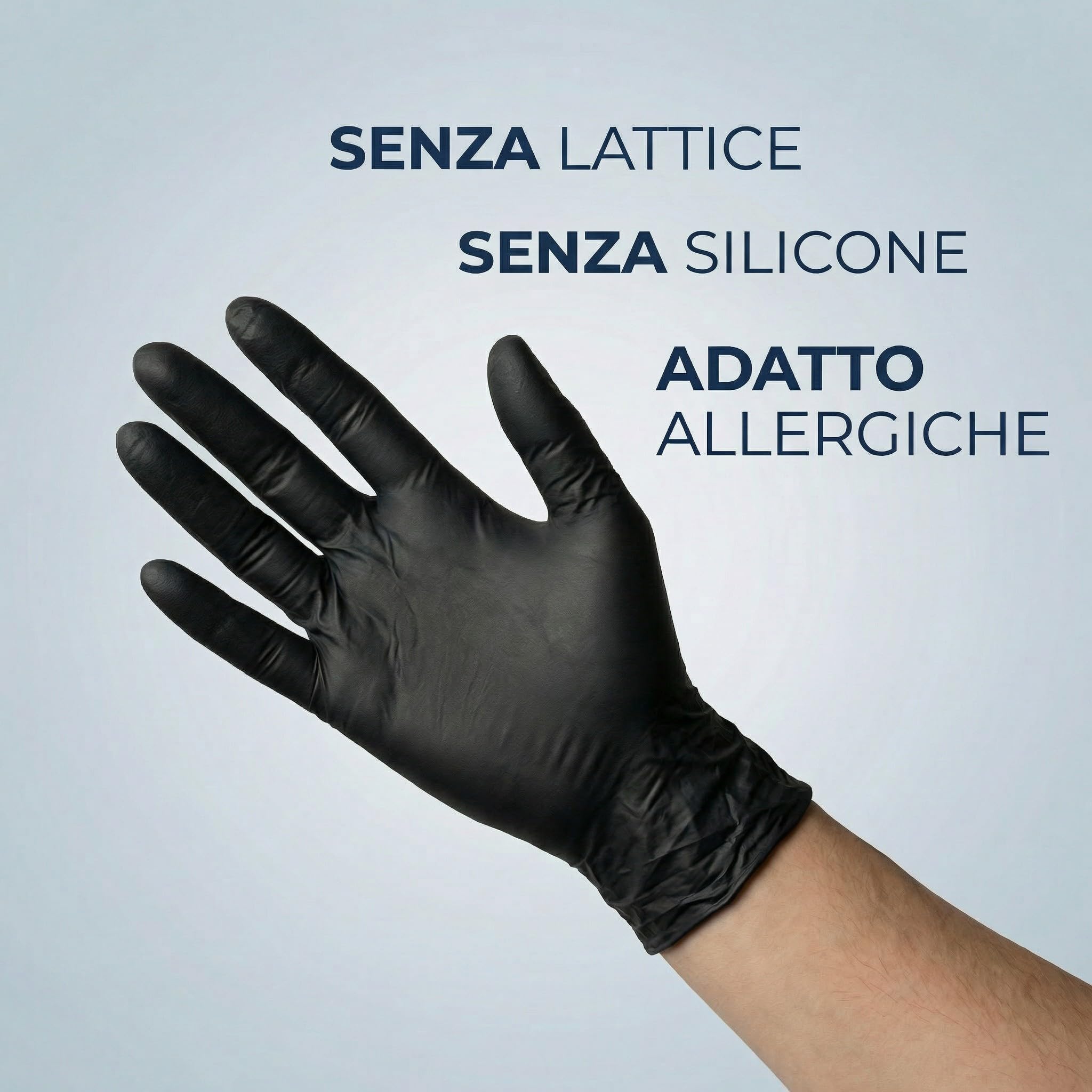 Guanti monouso in nitrile arancione extra resistenti con motivo a rombi a doppio spessore per