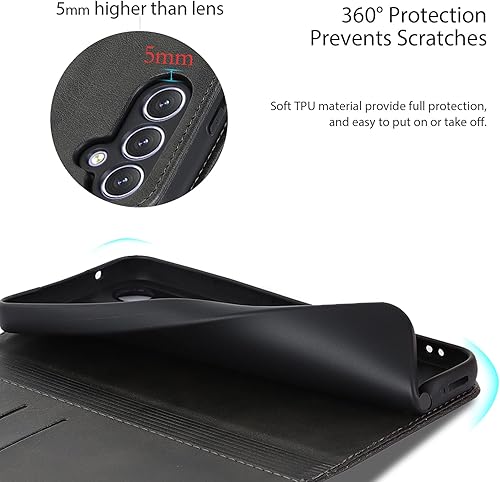 Miniatura 6 de Havaya Funda para Samsung Galaxy A54 5G - Ranuras para tarjetas de crédito - Negro