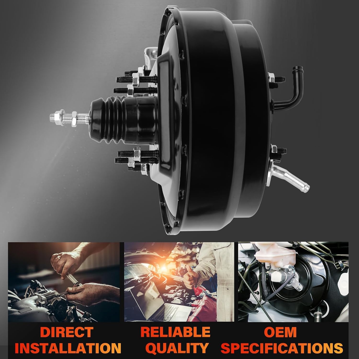 53-2736 Power Vacuum Brake Booster Fit for Mitsubishi Montero 1990-2000 V6 3.0L 3.5L. Replace# 532736, MB668008, MB668009, MR205616