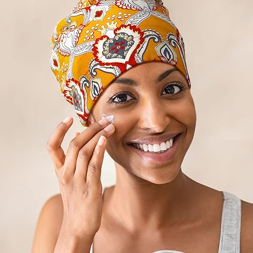 Miniatura 3 de 6 gorros de dormir con forro de satén para mujer, gorro de seda africana para dormir, sombrero rizado natural
