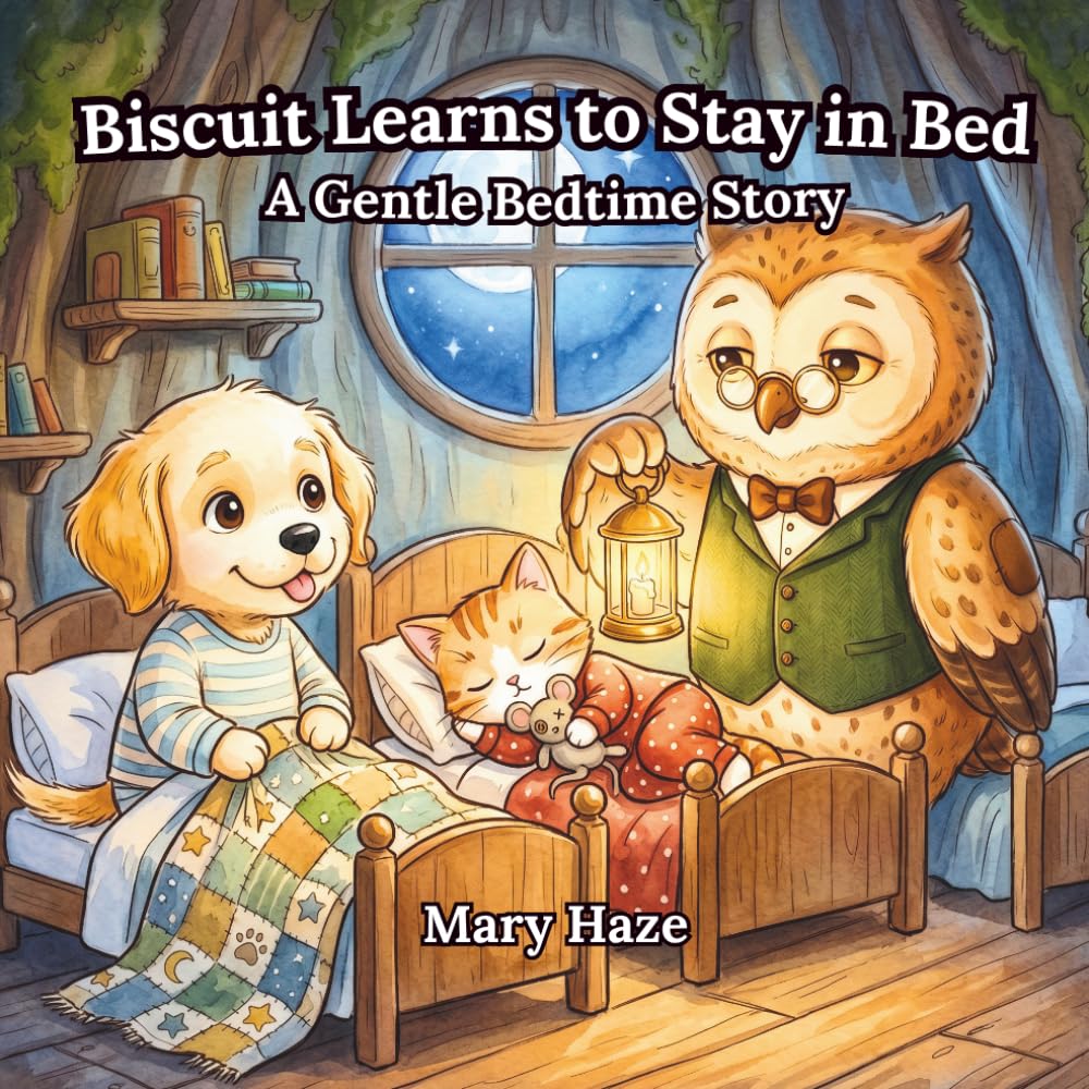 Biscuit Learns to Stay in Bed: A Gentle Bedtime Story to Help Little Ones Stay in Bed, Calm Down, and Fall Asleep Peacefully