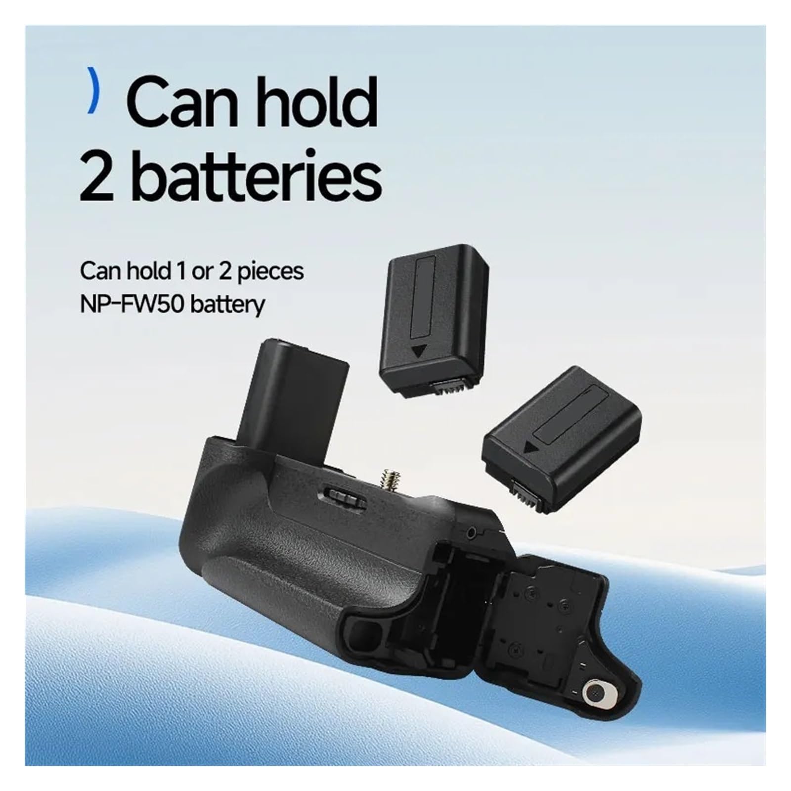 Compatibile con Sony, impugnatura verticale VG-A6500 A6500 NP-FW50 | Riprese in viaggio, sessione di ritratto, impugnatura antiscivolo, slot for batteria NP-FW50, accessorio impugnatura VG-A6500
