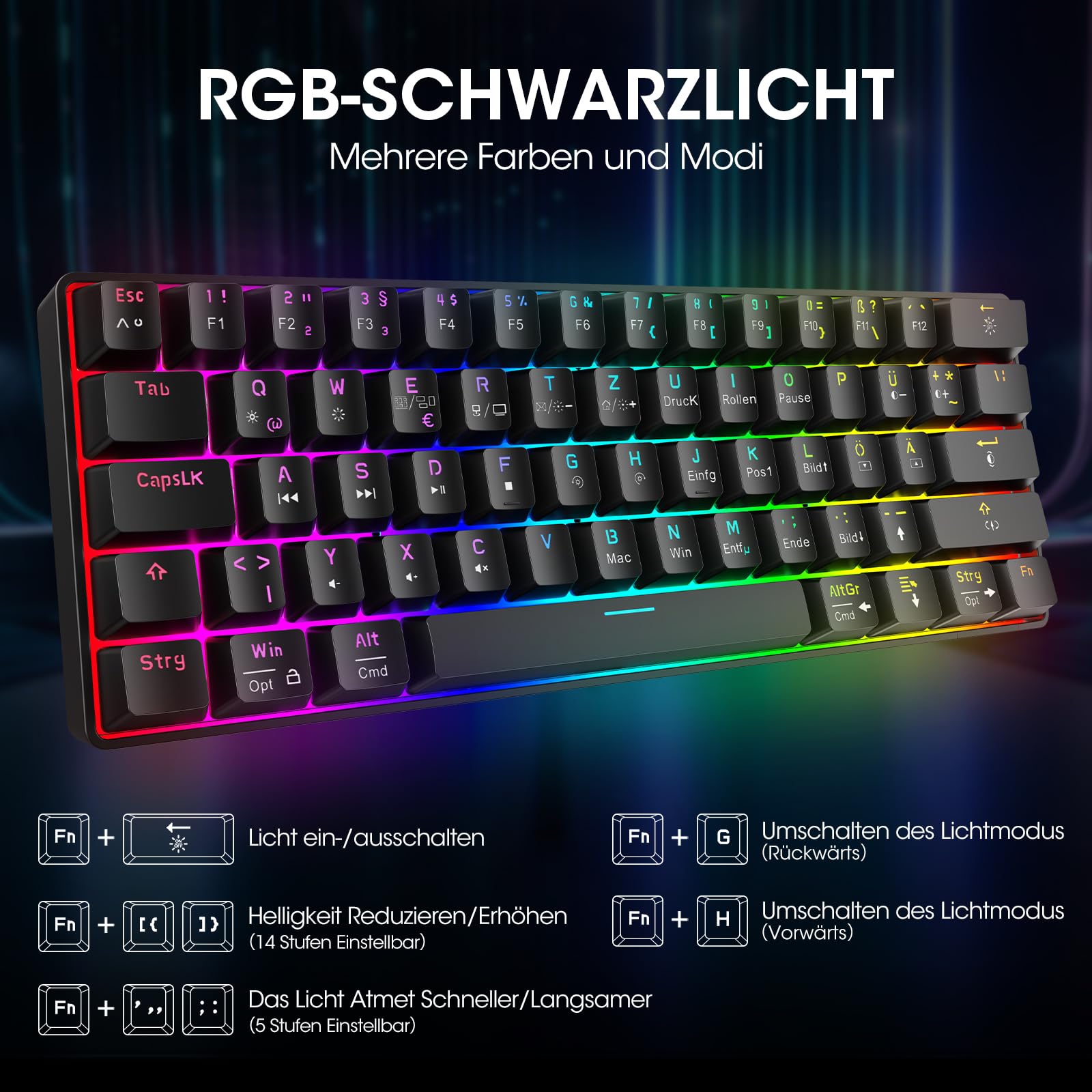 KOORUI Gaming Tastatur: Überraschend solide Mechanik zum kleinen Preis – Ein Schnäppchen mit kleinen Abstrichen?