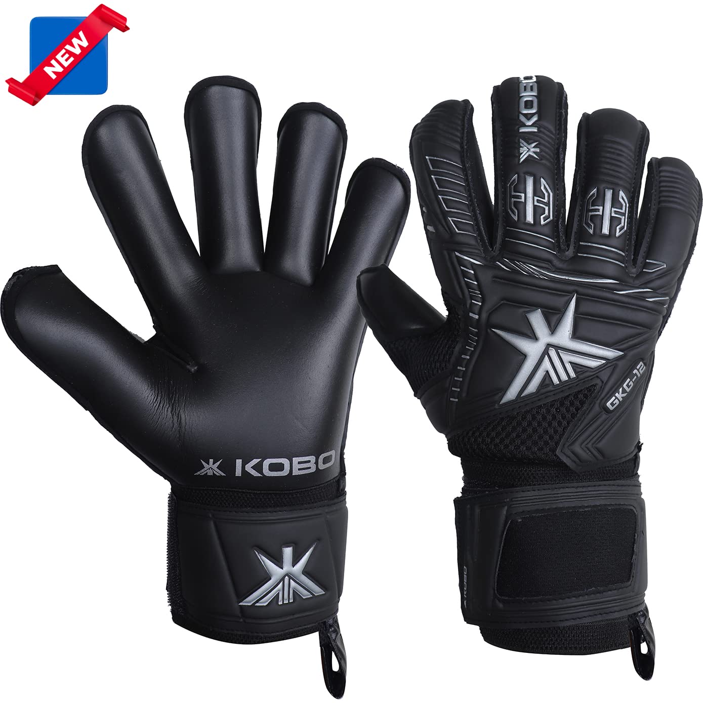 Kobo Football Goalkeeper Gloves GKG-12 (Size-8.5) 4