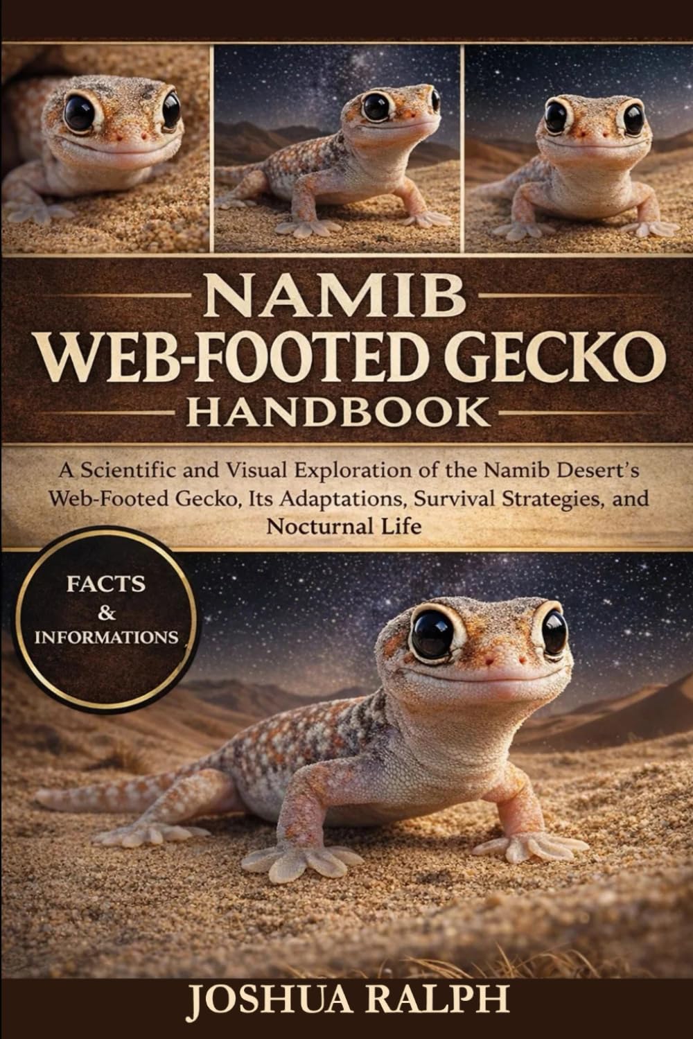 NAMIB WEB-FOOTED GECKO HANDBOOK: A Scientific and Visual Exploration of the Namib Desert’s Web-Footed Gecko, Its Adaptations, Survival Strategies, and Nocturnal Life