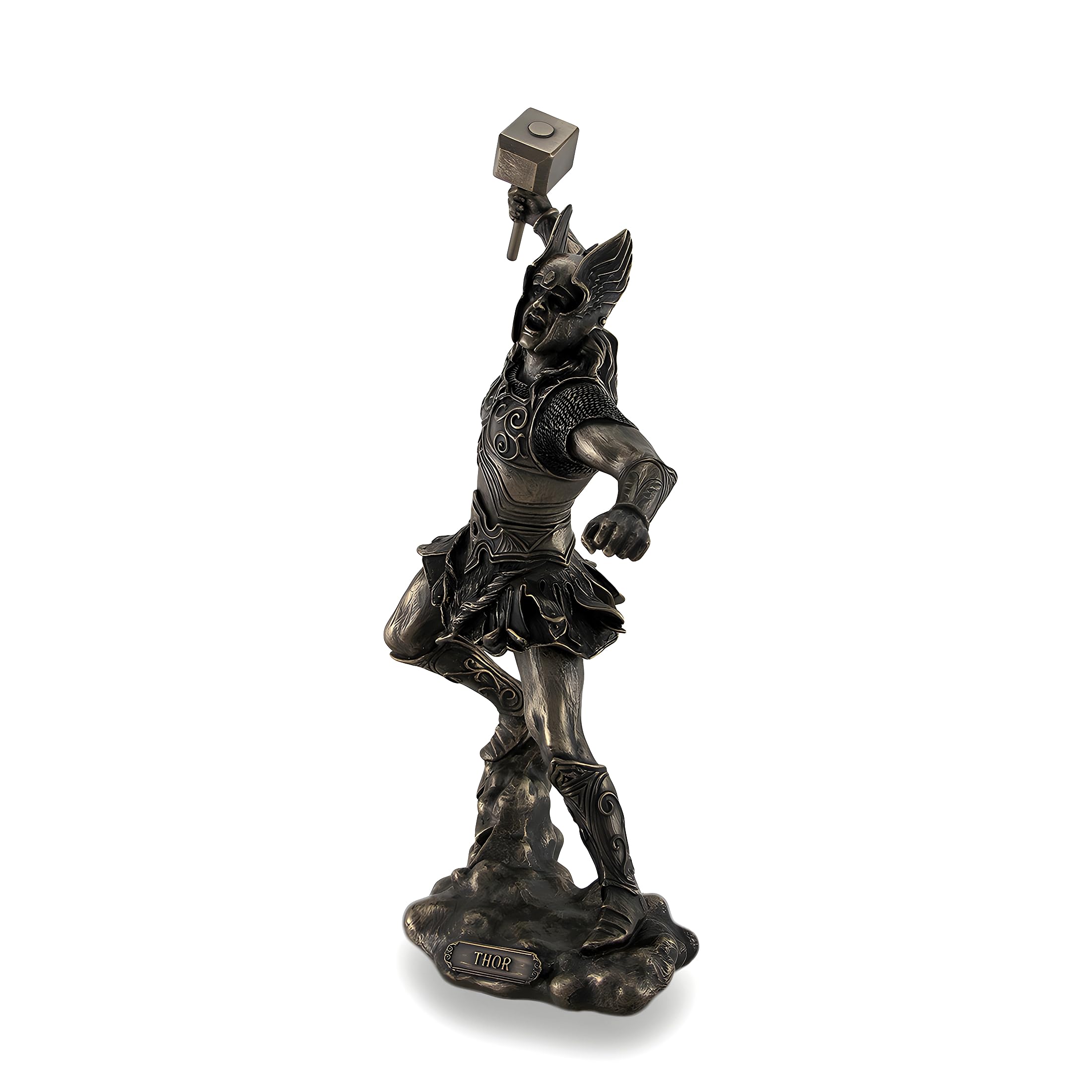 Amazon.com: Thor, Norse God of Thunder, Wielding Hammer Sculptured