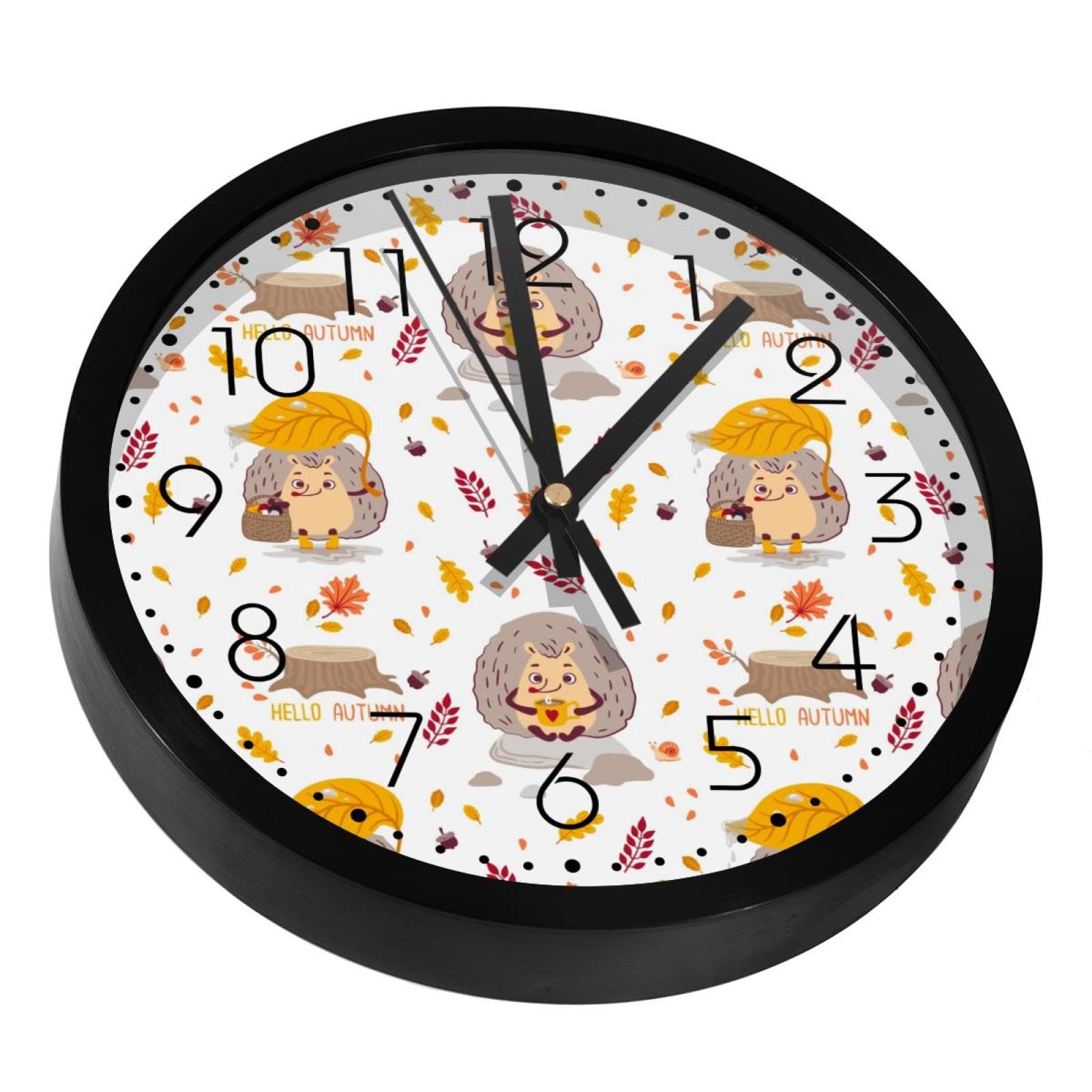 Horloge murale silencieuse à piles pour chambre évitant le tic-tac