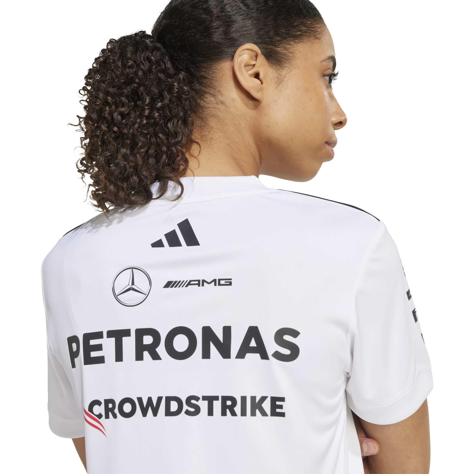 adidas Mercedes - Amg Petronas Formula One Team Driver Jersey White Women Camiseta (Manga Corta) Mujer (Pack de 1)